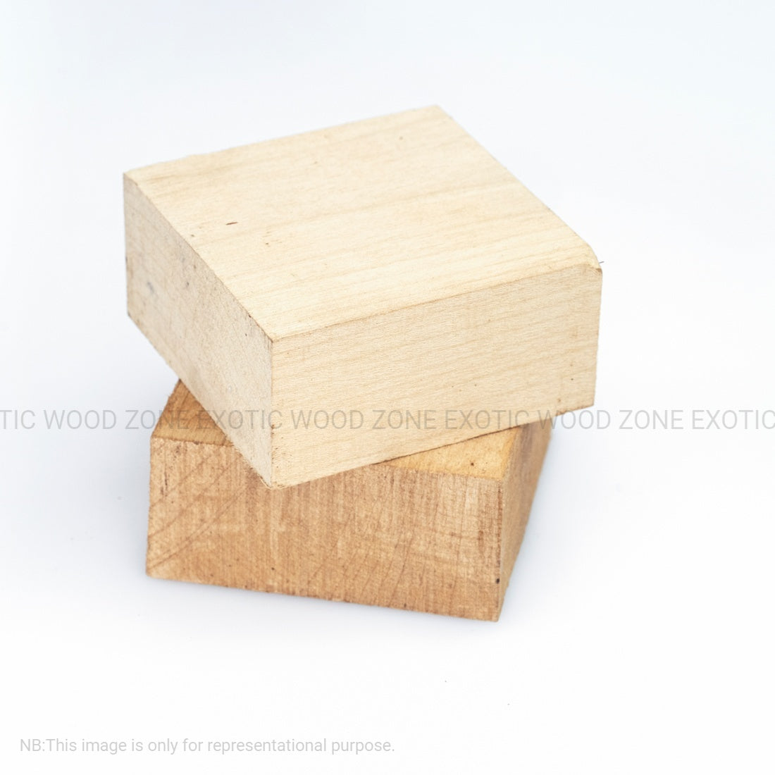 Pack Of 2, Alder Wood Bowl Blanks  6&quot; x 6&quot; x 2&quot; - Exotic Wood Zone - Buy online Across USA 
