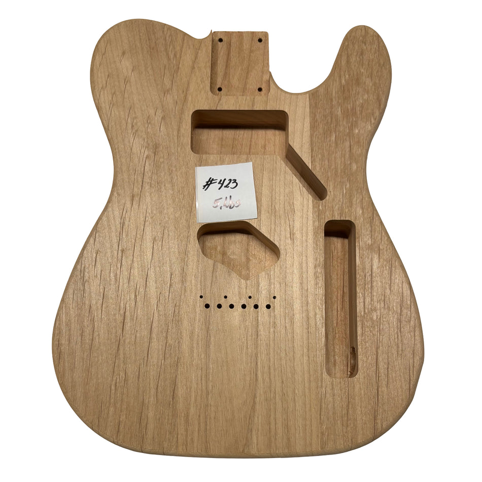 TL-Style Alder Unfinished Fender Guitar Body #423