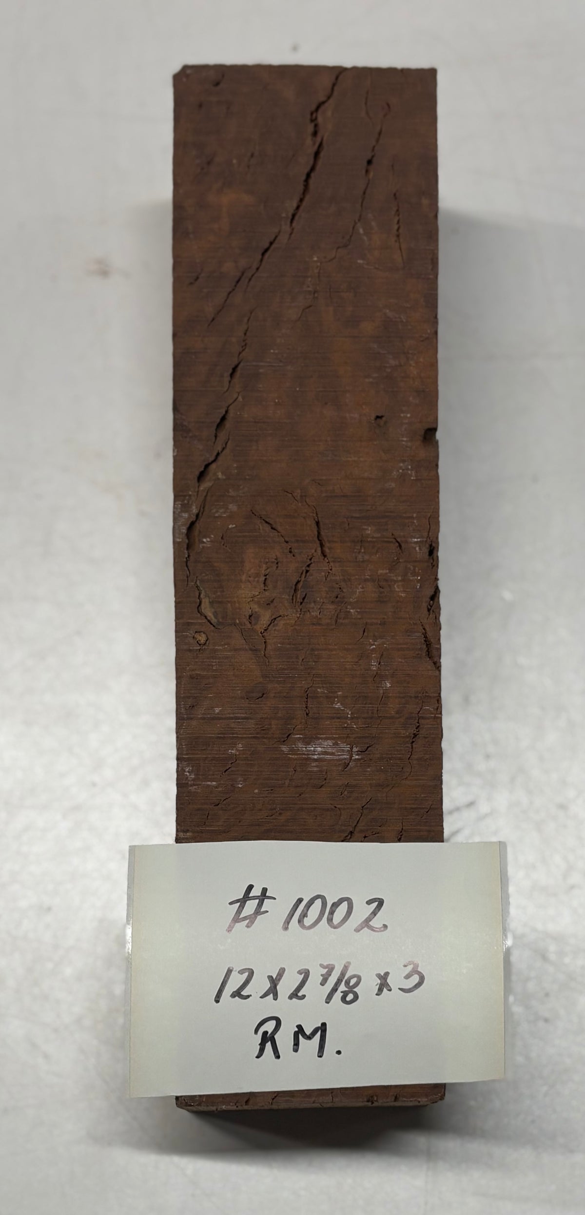 Australian Red Mallee Pepper Mill Blank 12" x 2-7/8" x 3" #1002 - Exotic Wood Zone