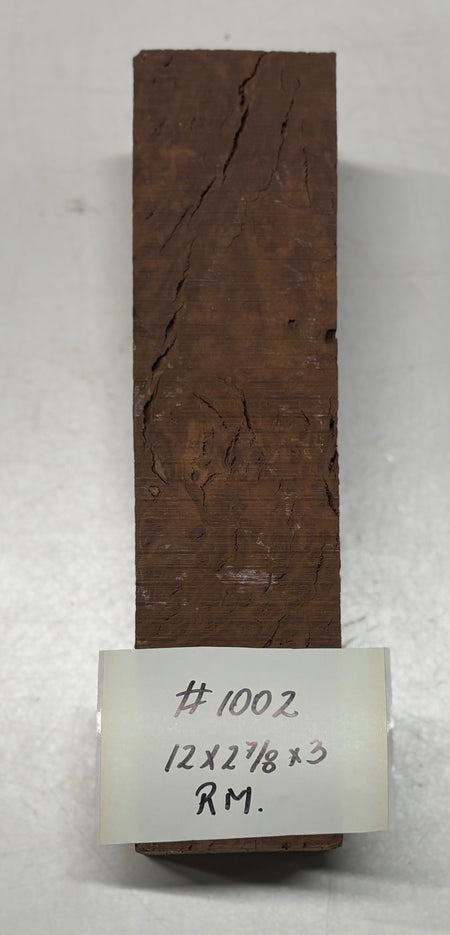 Australian Red Mallee Pepper Mill Blank 12" x 2-7/8" x 3" #1002 - Exotic Wood Zone