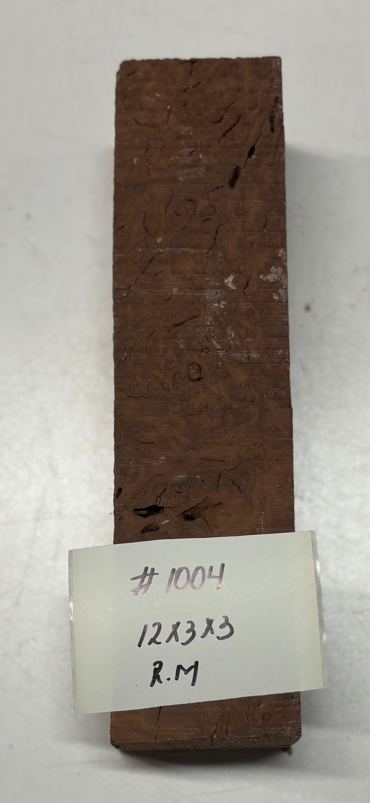 Australian Red Mallee Pepper Mill Blank 12" x 3" x 3" #1004 - Exotic Wood Zone