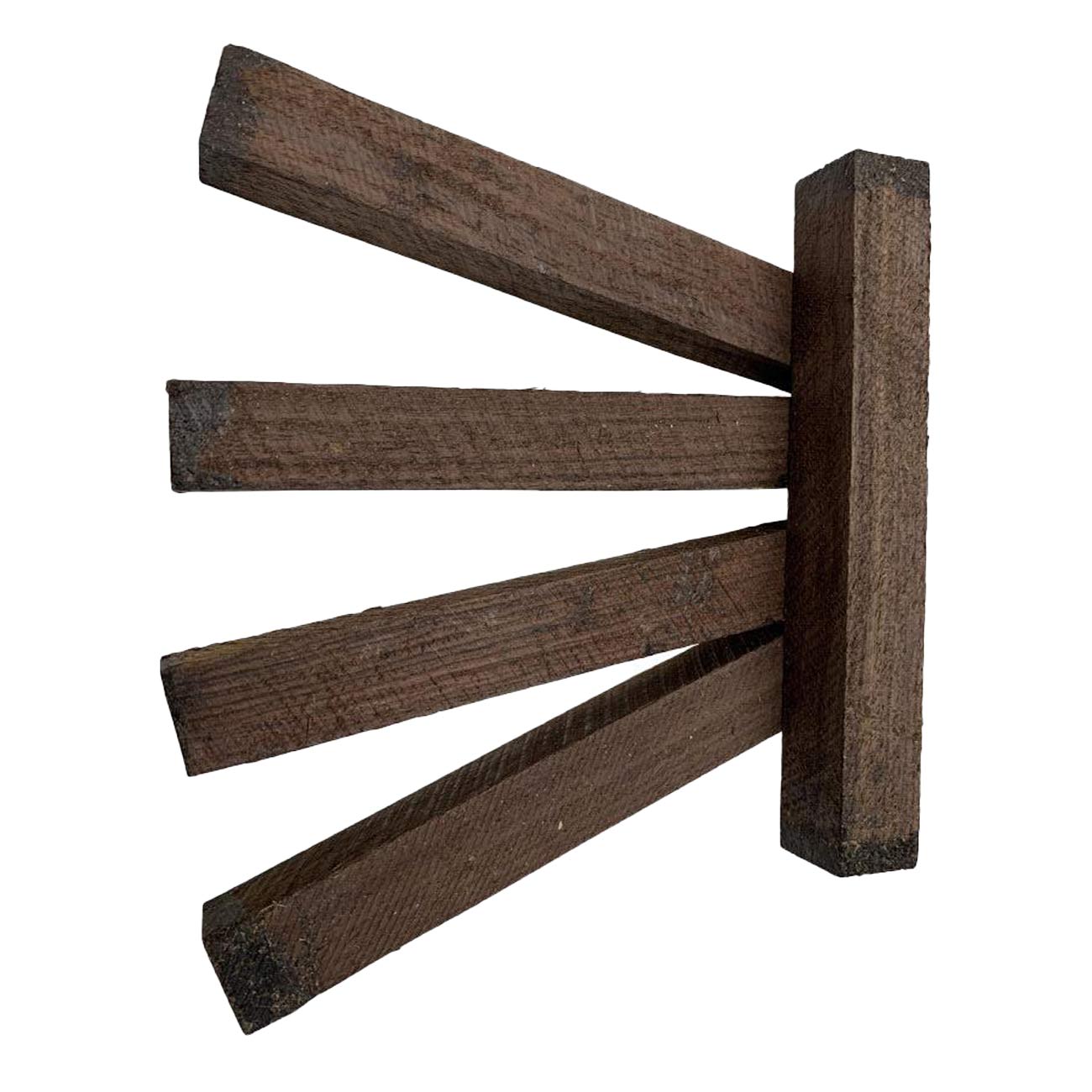 Blancos De Pluma De Madera De Palma Negra 3/4" X 3/4" X 6" - Zona De ...