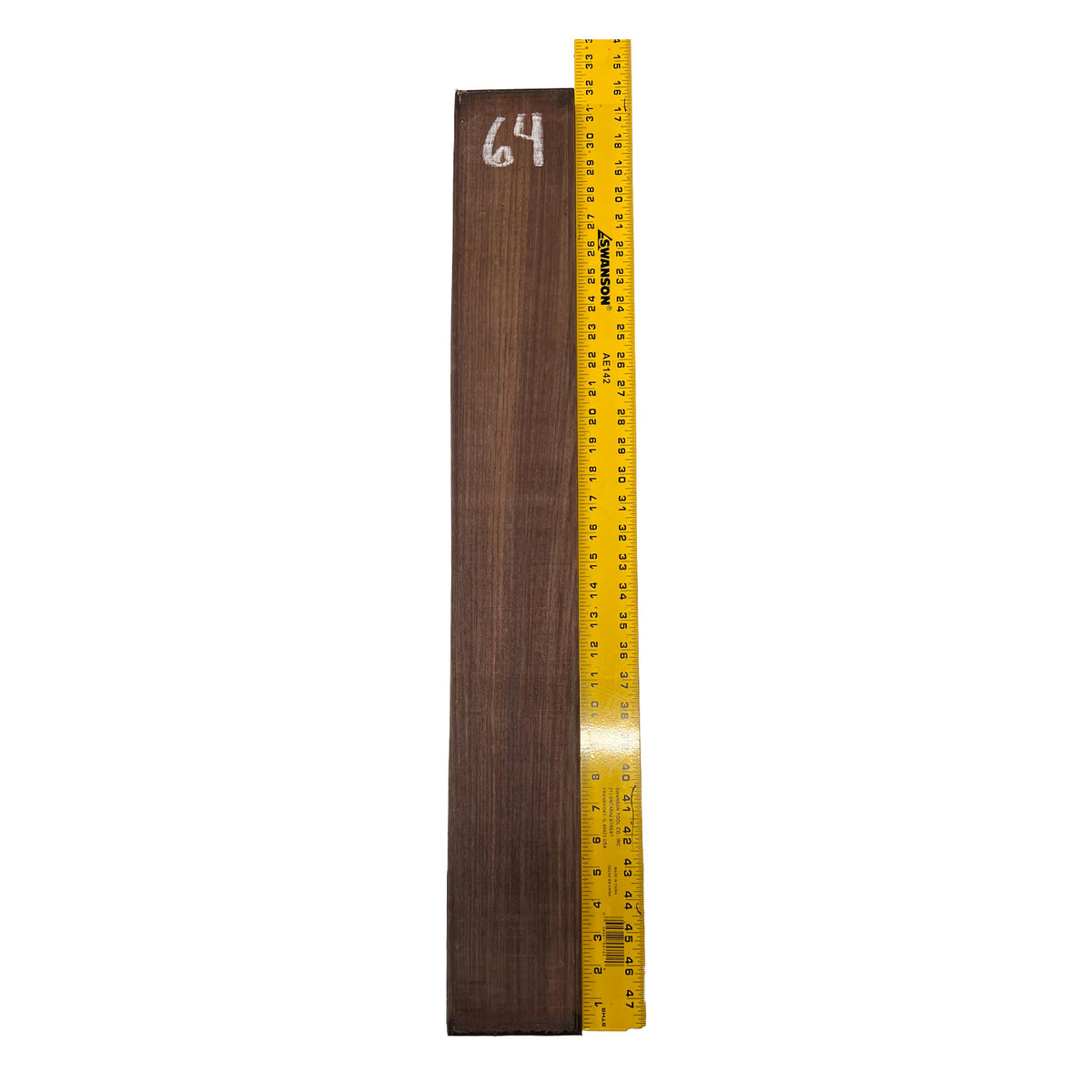 East Indian Rosewood Electrical/ Bass Wood Guitar Neck Blank 31"x4"x1 1/4" #64 - Exotic Wood Zone - Buy online Across USA 