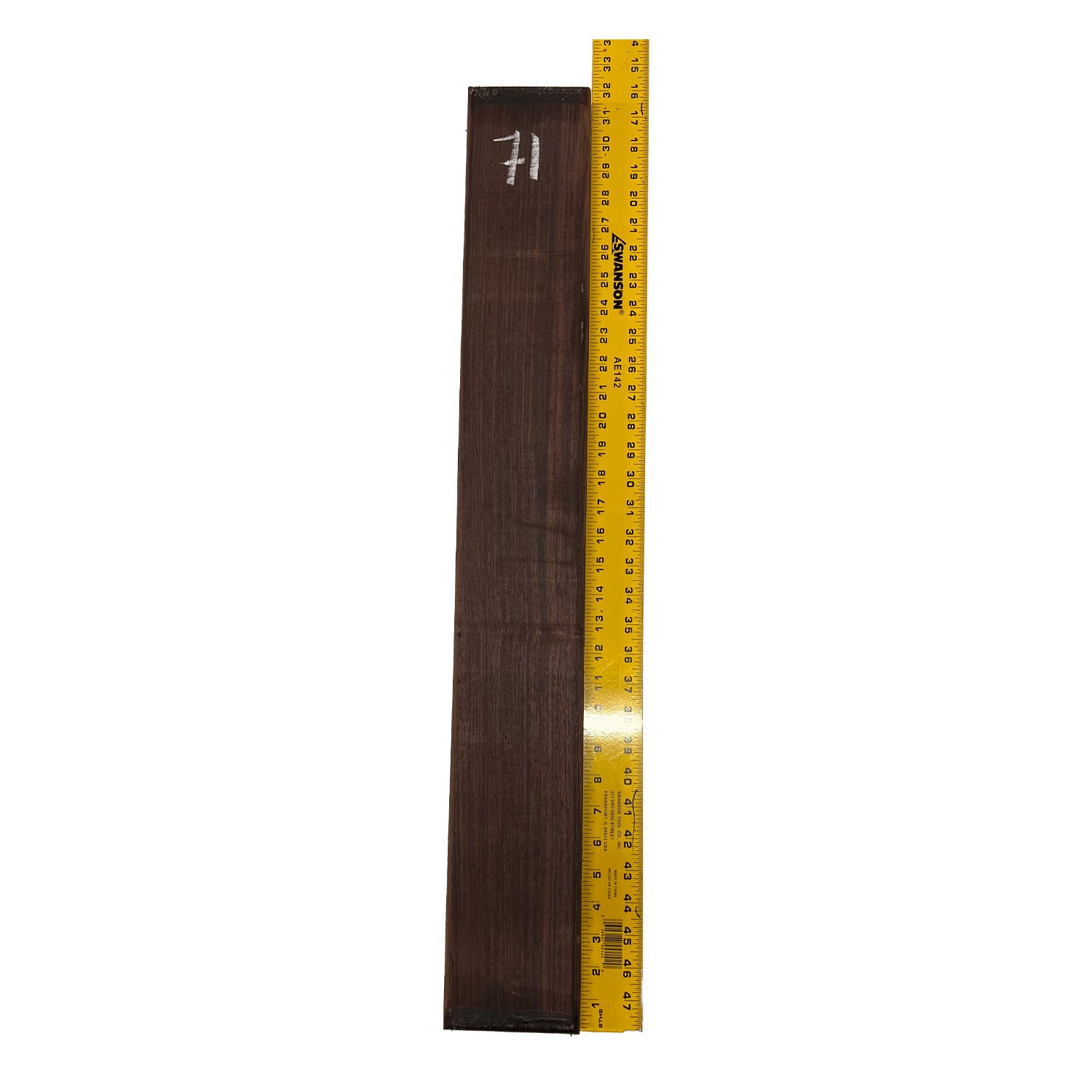 East Indian Rosewood Electrical/ Bass Wood Guitar Neck Blank 31"x4"x1 1/4" #71 - Exotic Wood Zone - Buy online Across USA 