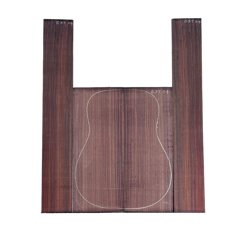 East Indian Rosewood Classical/Dreadnougt AAA Grade Guitar Back &amp; Side Set - Exotic Wood Zone Guitar Sets