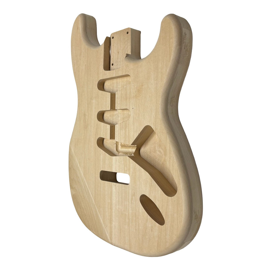 ST-Style Basswood Unfinished Fender Guitar Body #702