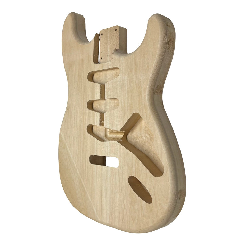 ST-Style Basswood Unfinished Fender Guitar Body #704