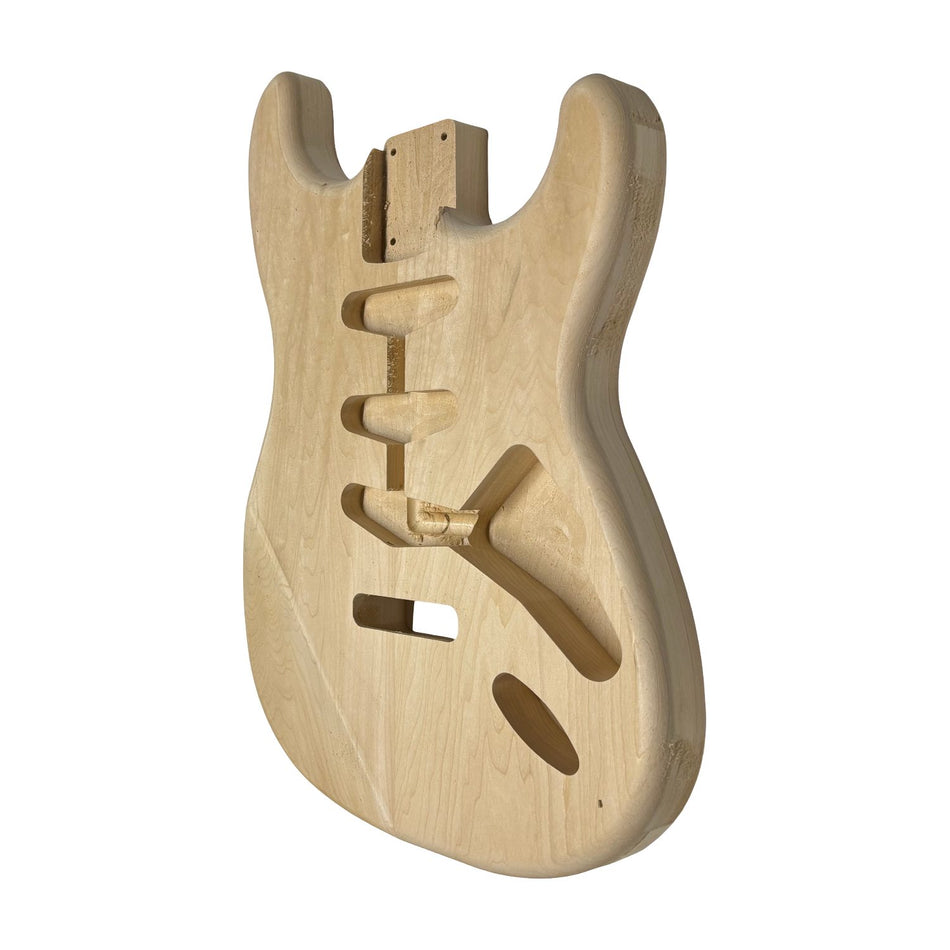 ST-Style Basswood Unfinished Fender Guitar Body #706