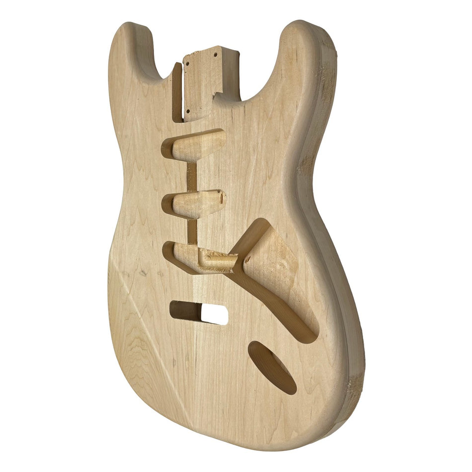ST-Style Basswood Unfinished Fender Guitar Body #707
