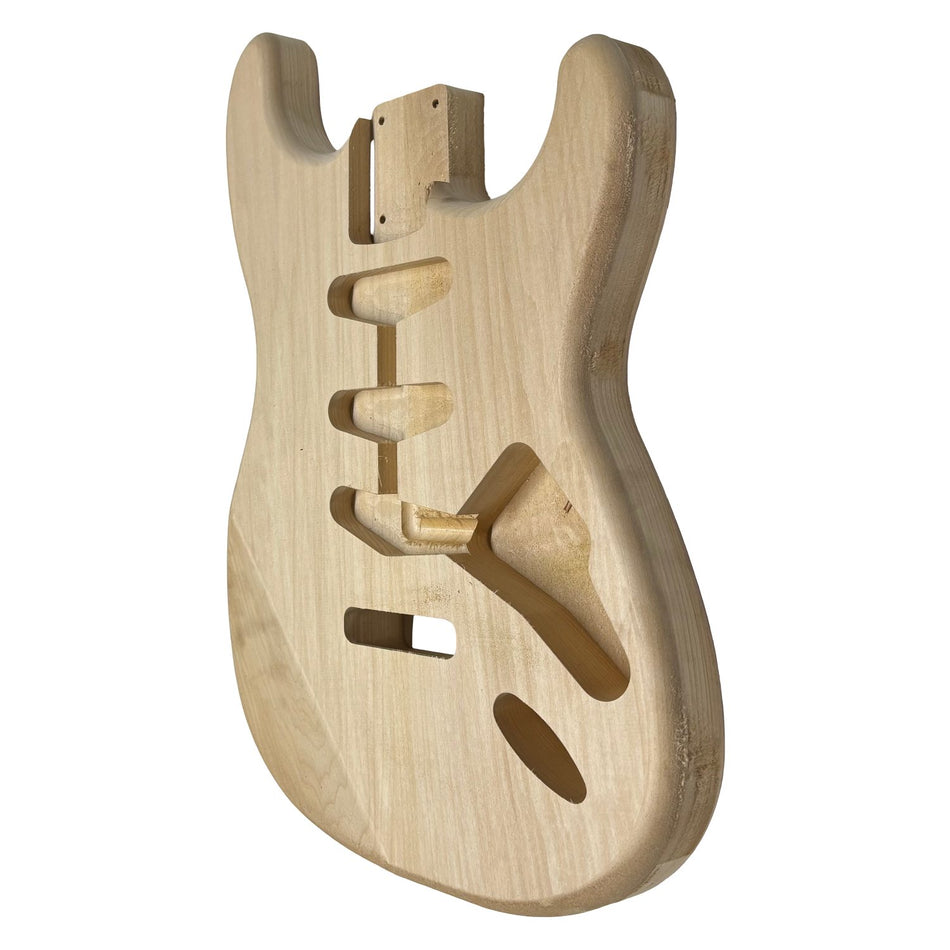 ST-Style Basswood Unfinished Fender Guitar Body #709