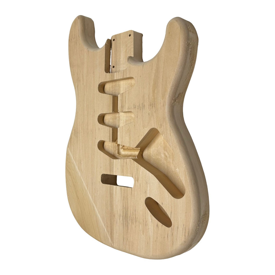 ST-Style Basswood Unfinished Fender Guitar Body #710