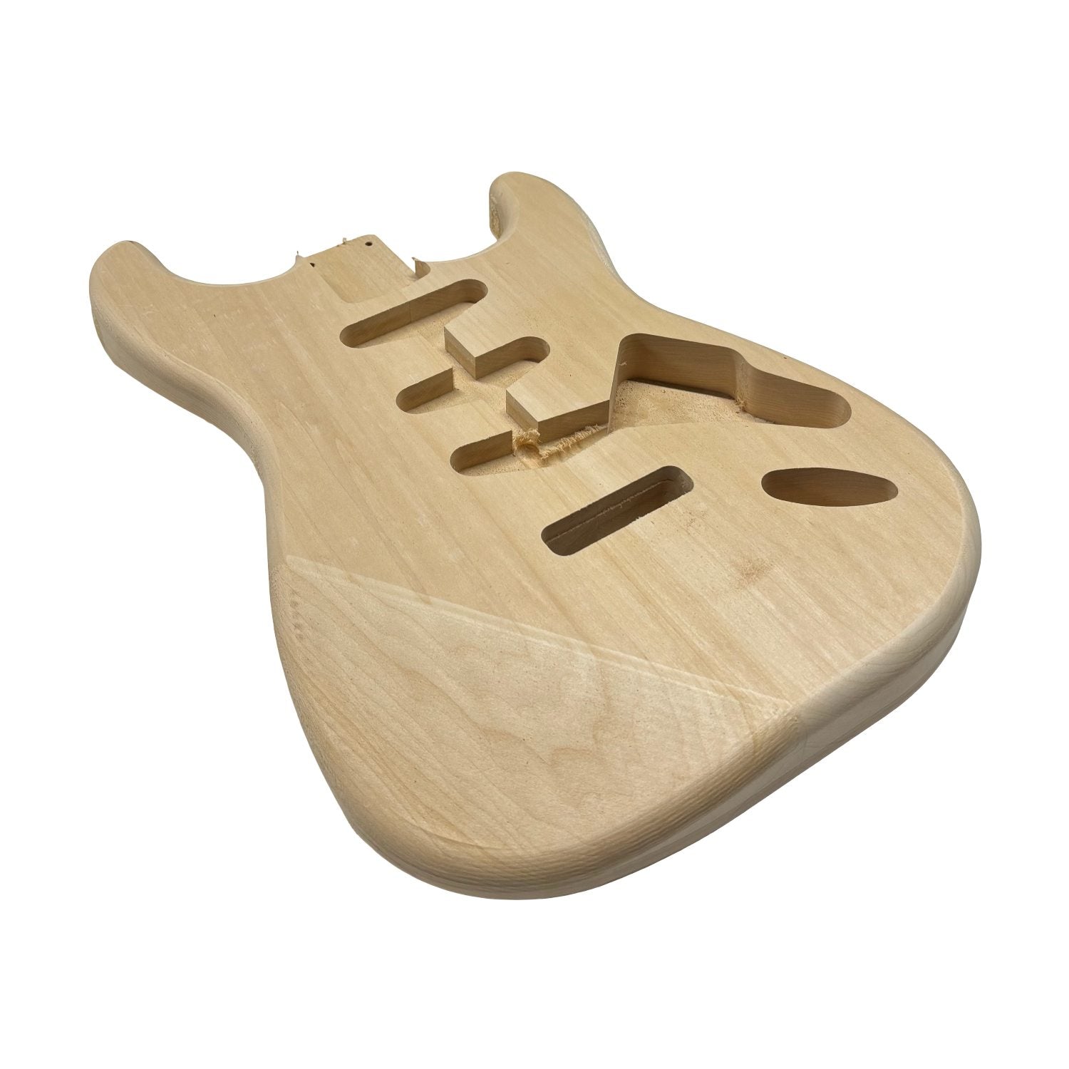 ST-Style Basswood Unfinished Fender Guitar Body #711 - Exotic Wood Zone