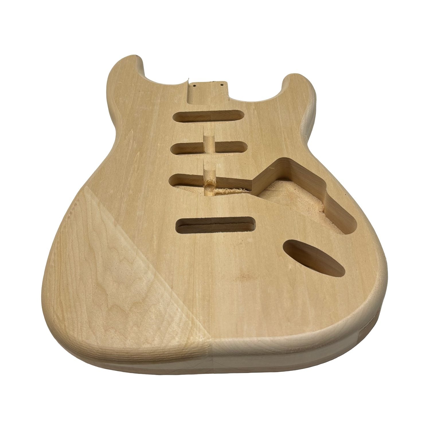 ST-Style Basswood Unfinished Fender Guitar Body #711 - Exotic Wood Zone