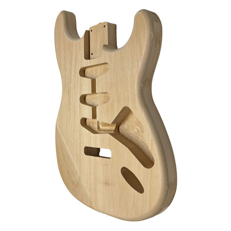 ST-Style Basswood Unfinished Fender Guitar Body #711 - Exotic Wood Zone