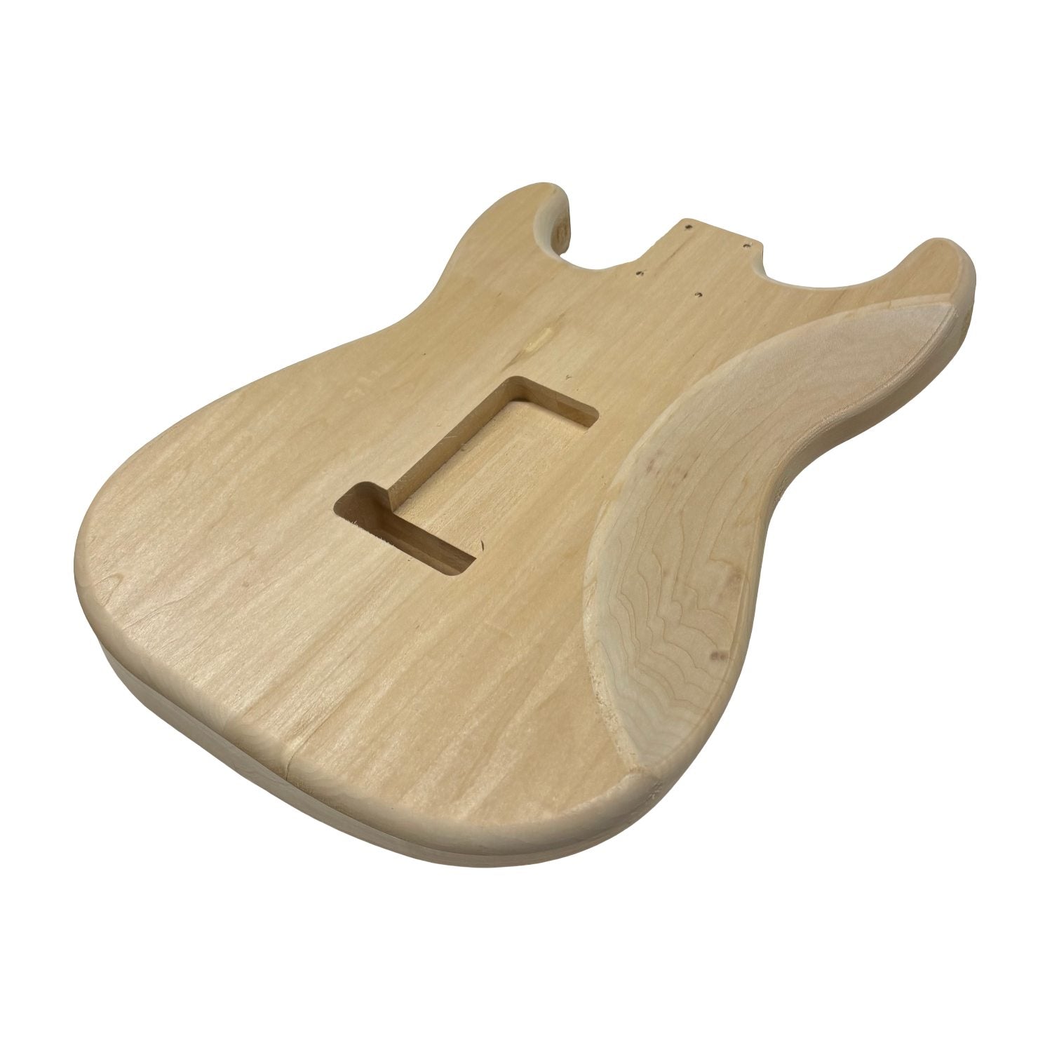 ST-Style Basswood Unfinished Fender Guitar Body #711 - Exotic Wood Zone