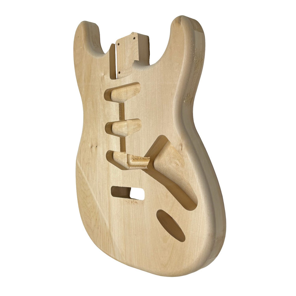 ST-Style Basswood Unfinished Fender Guitar Body #712