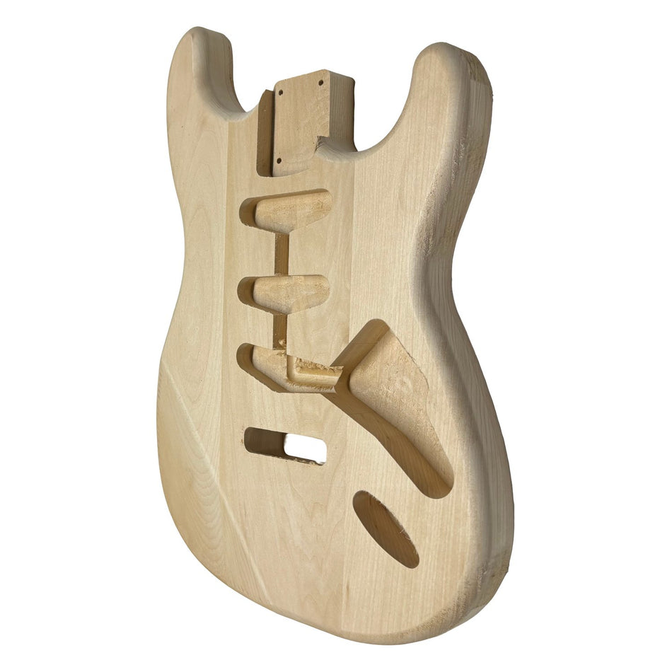 ST-Style Basswood Unfinished Fender Guitar Body #751