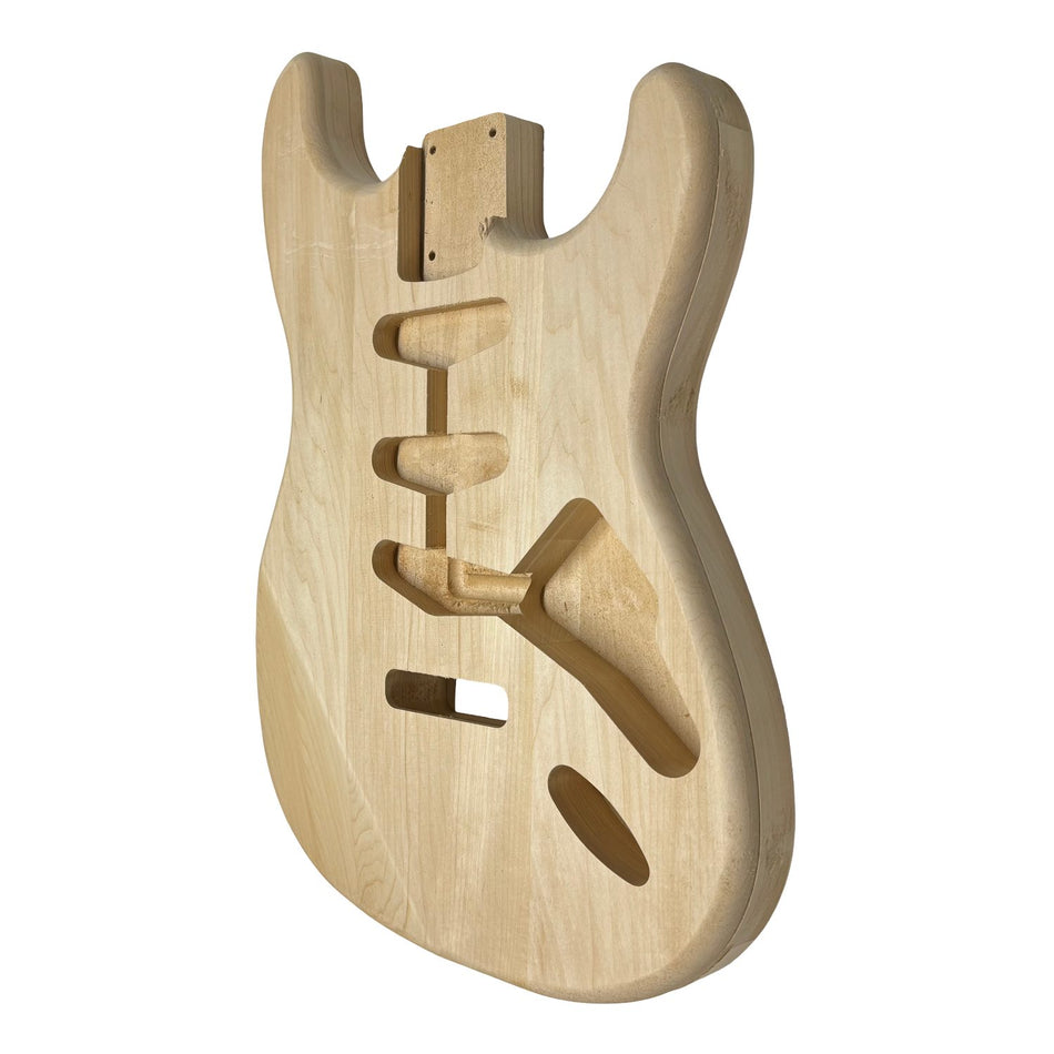 ST-Style Basswood Unfinished Fender Guitar Body #752