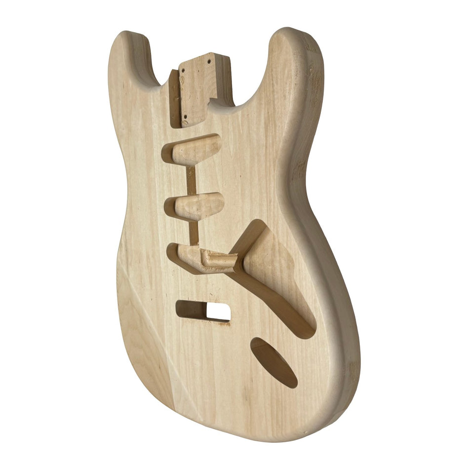 ST-Style Basswood Unfinished Fender Guitar Body #753