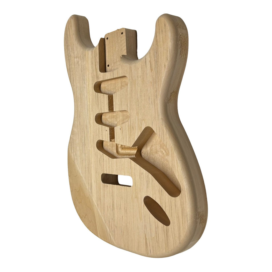 ST-Style Basswood Unfinished Fender Guitar Body #755