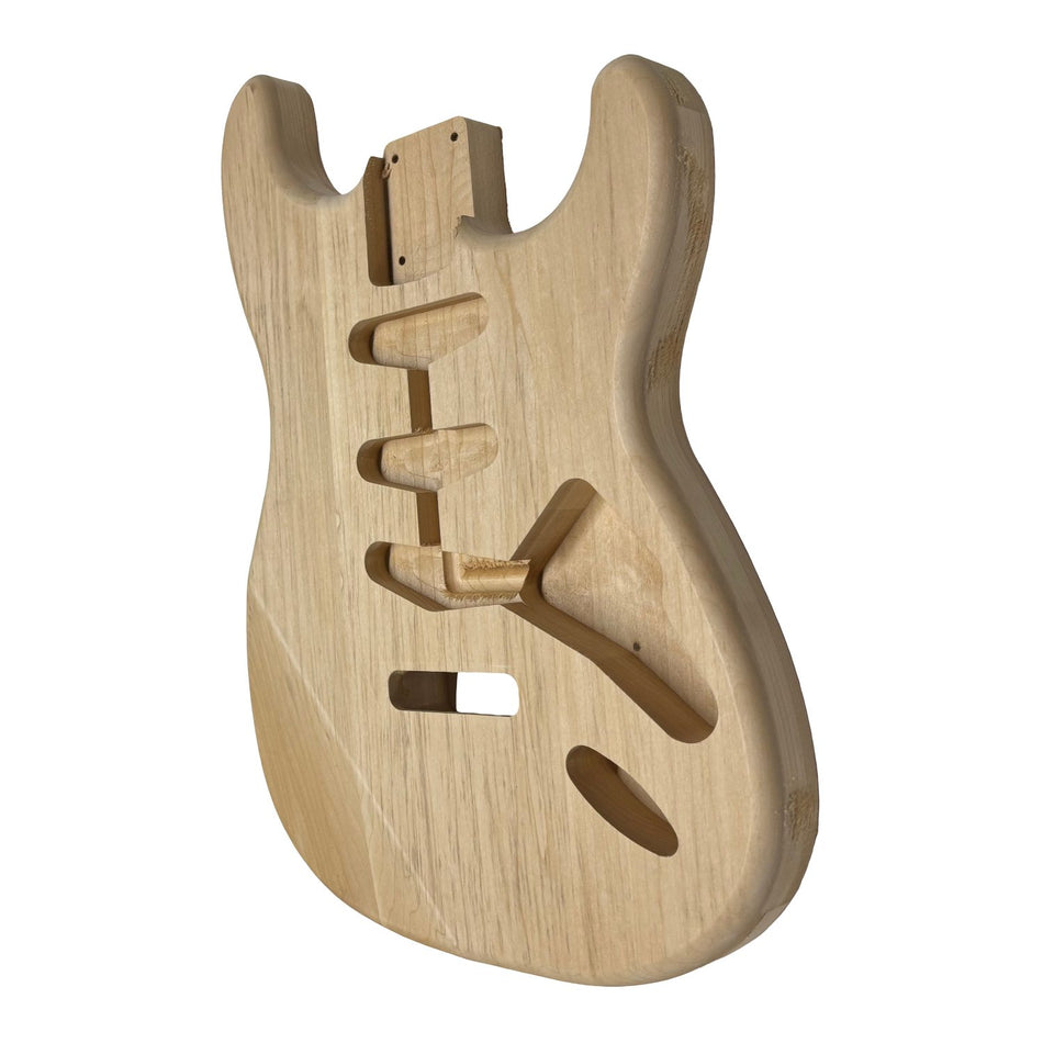 ST-Style Basswood Unfinished Fender Guitar Body #756