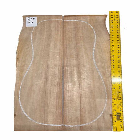 Sitka Spruce Classical Guitar Wood Tops Bookmatched SS AA #63 - Exotic Wood Zone - Buy online Across USA 