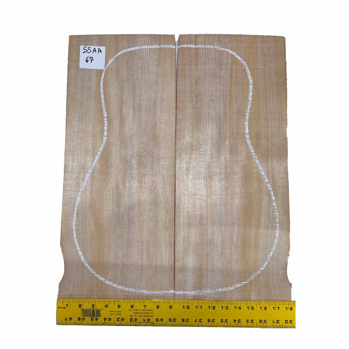 Sitka Spruce Classical Guitar Wood Tops Bookmatched SS AA #67 - Exotic Wood Zone - Buy online Across USA 