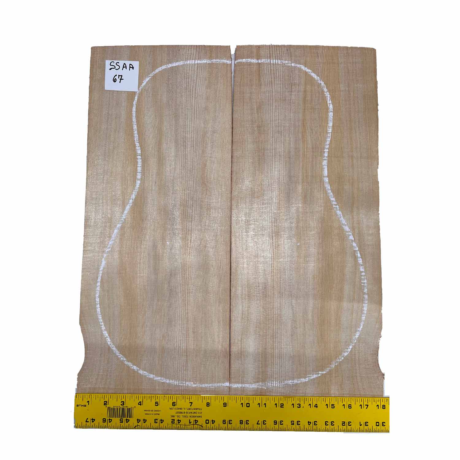 Sitka Spruce Classical Guitar Wood Tops Bookmatched SS AA #67 - Exotic Wood Zone - Buy online Across USA 