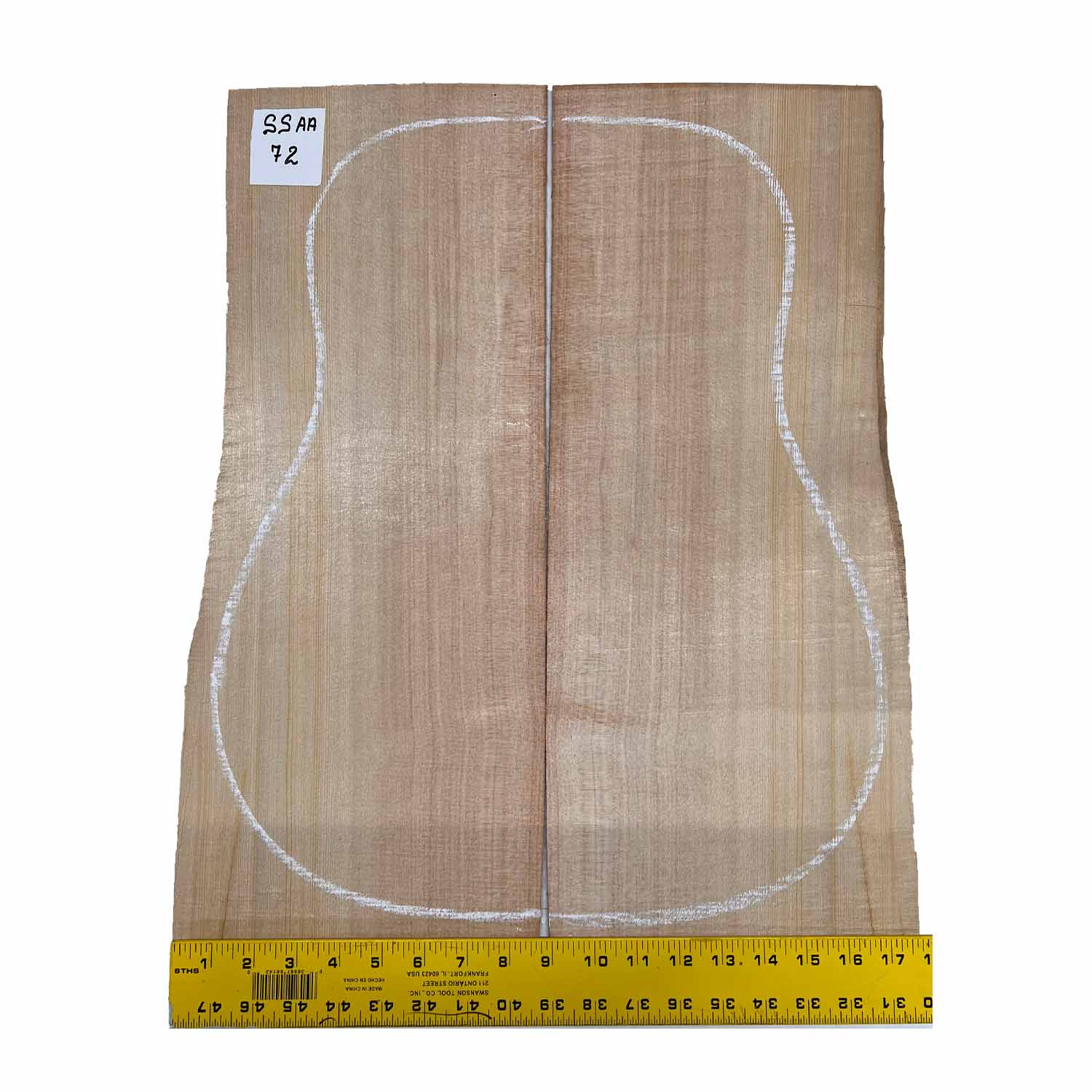 Sitka Spruce Classical Guitar Wood Tops Bookmatched SS AA #72 - Exotic Wood Zone - Buy online Across USA 