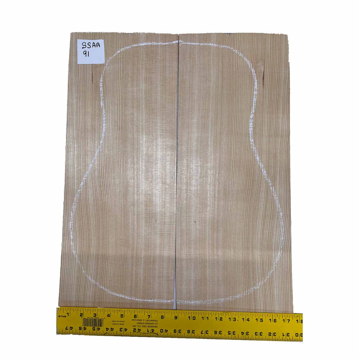 Sitka Spruce Classical Guitar Wood Tops Bookmatched SS AA #91 - Exotic Wood Zone - Buy online Across USA 