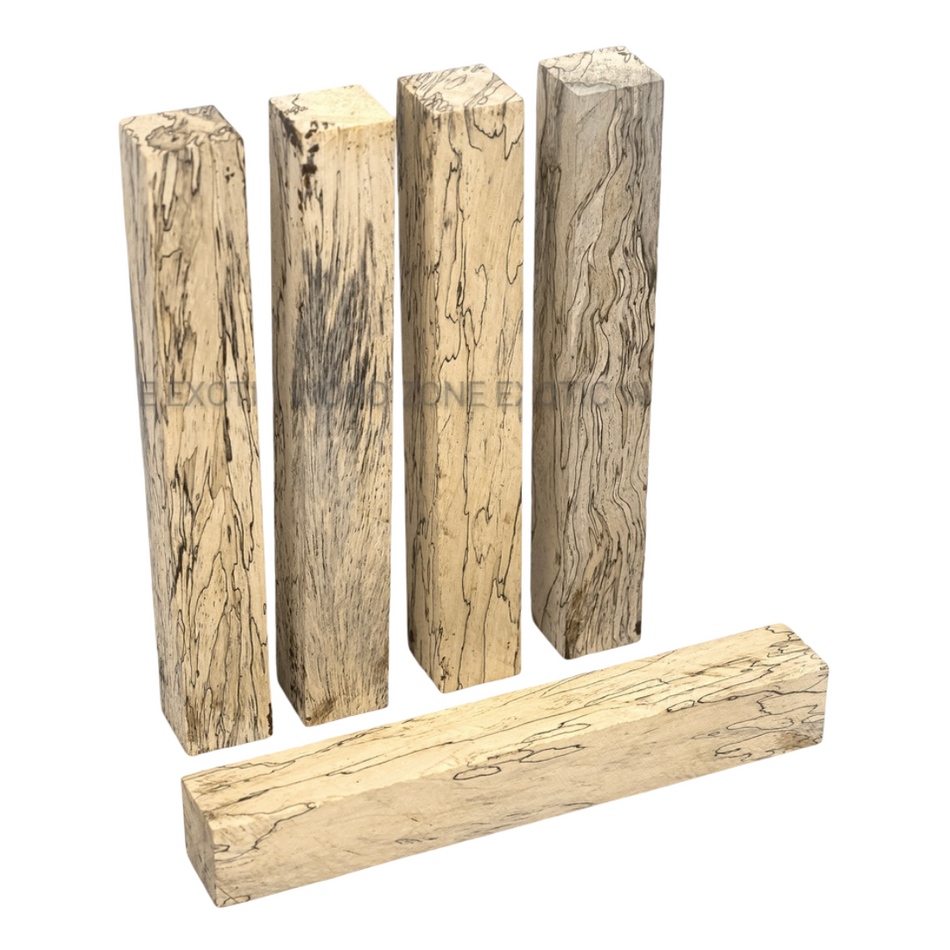 Espacios en blanco de pluma de madera de tamarindo spalted