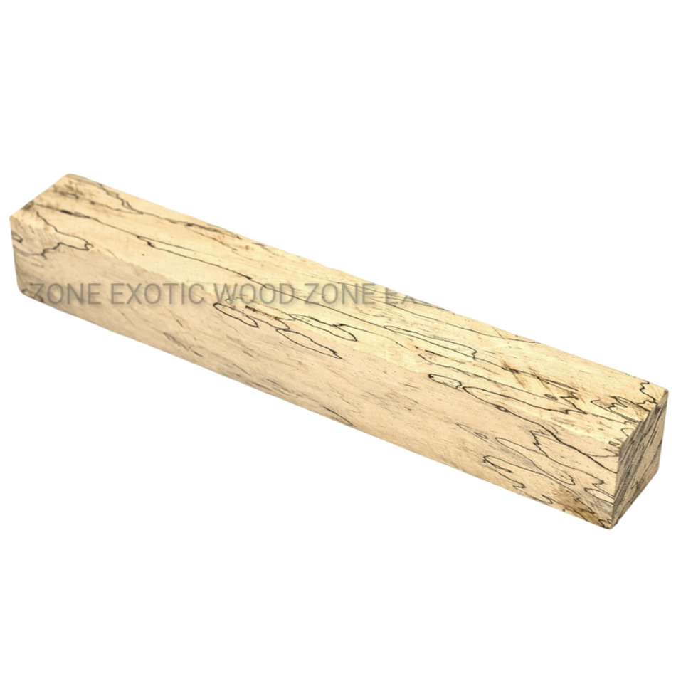 Combo Pack of 20 Pen Blanks - 3/4" x 3/4" x 6” (Spalted Tamarind, Purpleheart)