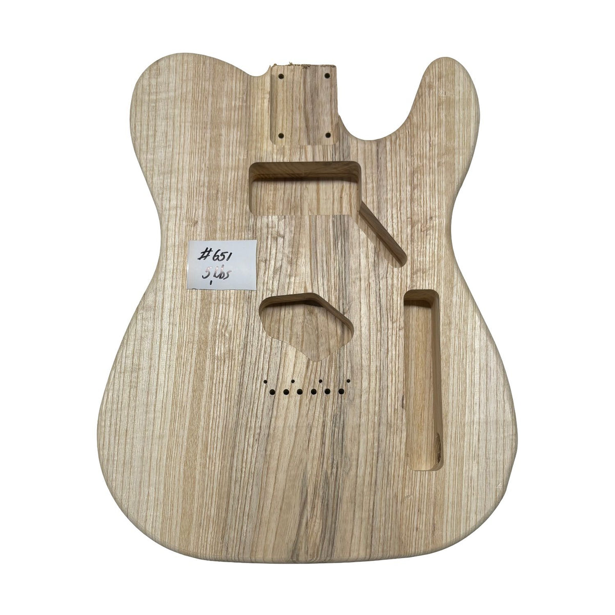 TL-Style Swamp Ash Unfinished Fender Guitar Body #681 Exotic Wood Zone 