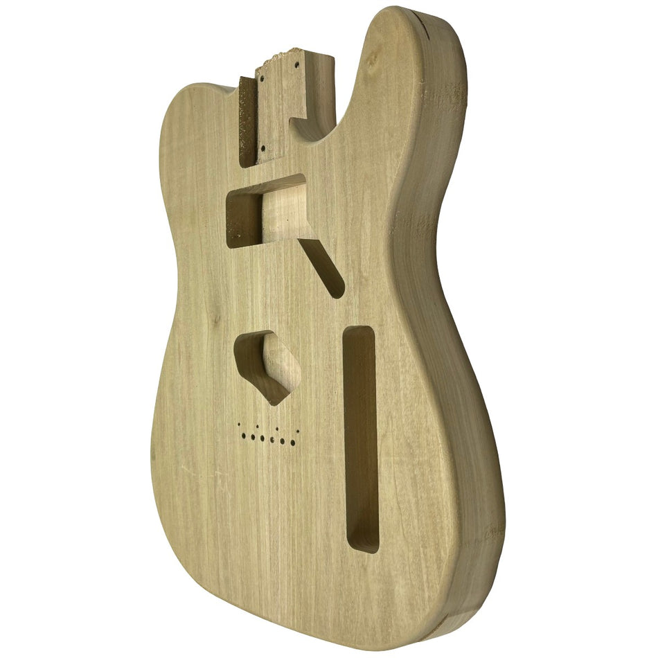 TL-Style Yellow Poplar Unfinished Fender Guitar Body #522