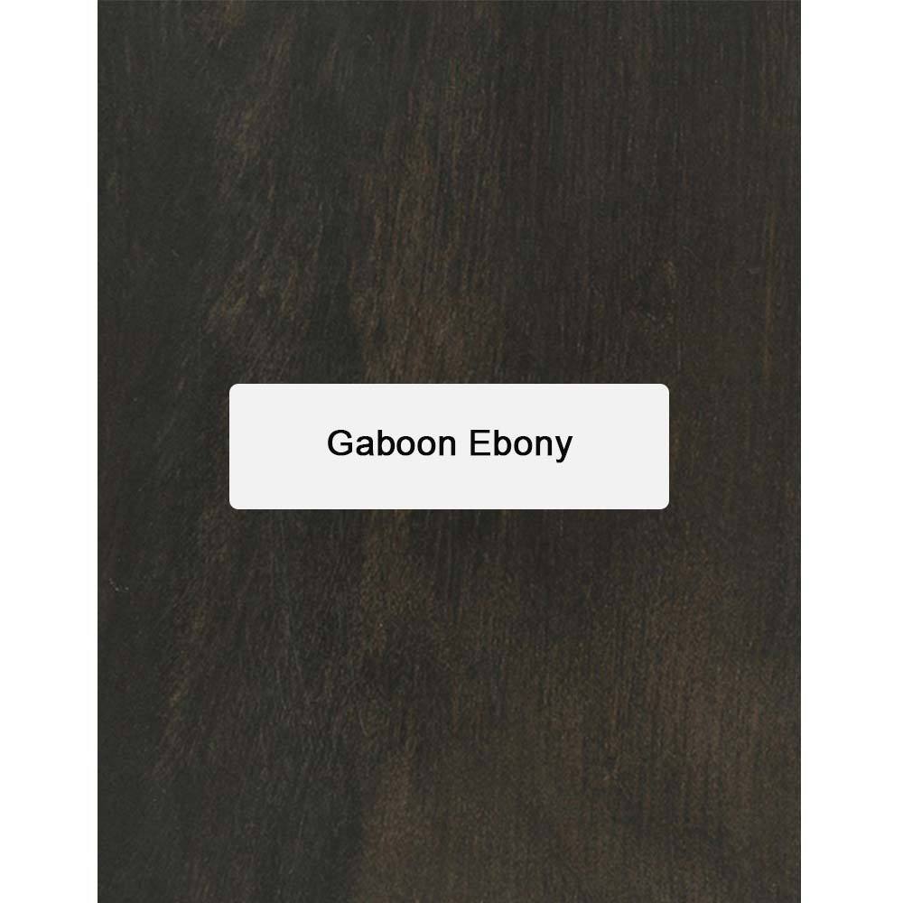 Gaboon Ebony Guitar Tailpiece 8.38&quot; x 3.93&quot; x 0.15&quot; - Exotic Wood Zone - Buy online Across USA 