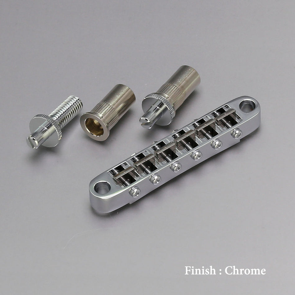 Gotoh Ti103B-T Nashville Tune-O-Matic Bridge with Titanium Saddles - Chrome Finish