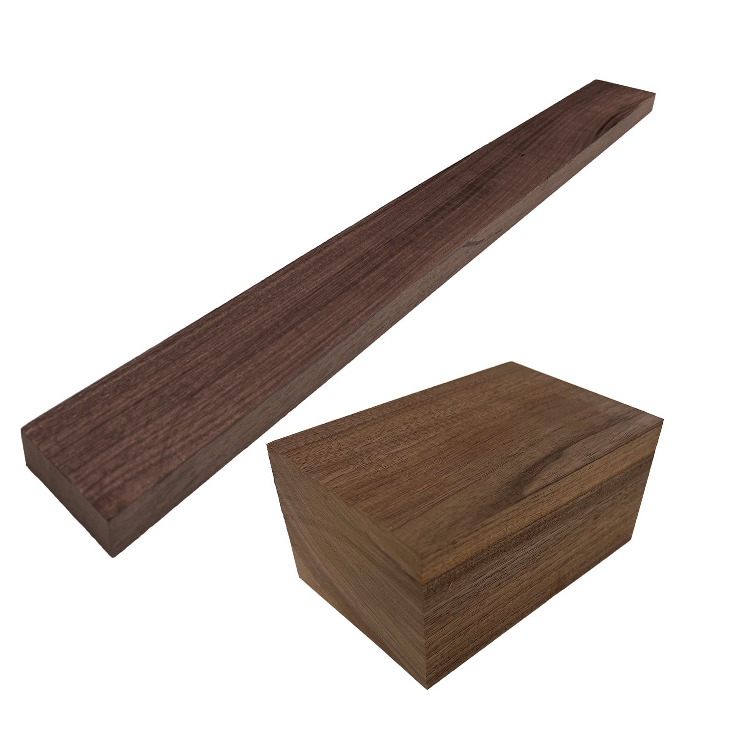 Neck Blank + Heel Block Combo | Black Walnut - Exotic Wood Zone - Buy online Across USA 