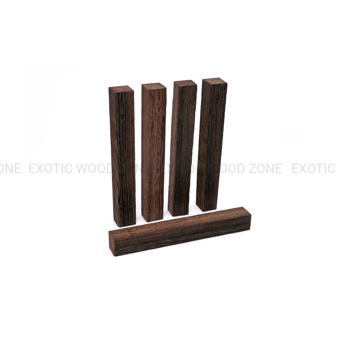 Wenge Wood Pen Blanks 3/4&quot; x 3/4&quot; x 5&quot; - Exotic Wood Zone - Buy online Across USA 