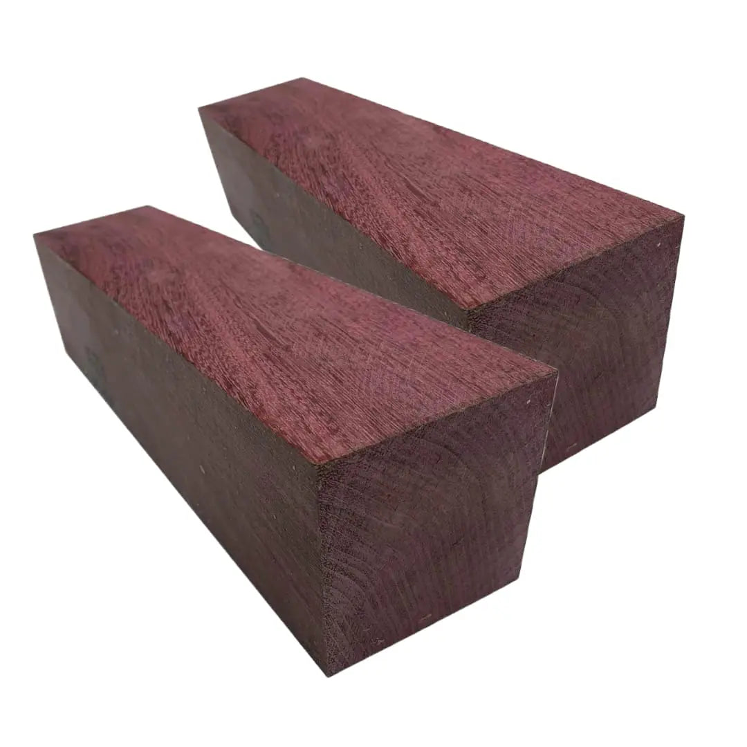Pack of 2, Purpleheart Pepper Mill Blanks 3” x 3” x 12” - Exotic Wood Zone - Buy online Across USA 
