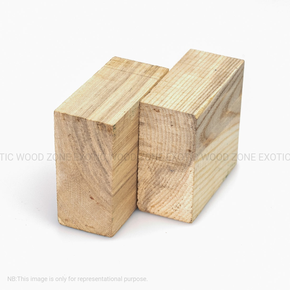 Pack of 10, Ash Bowl Turning Wood Blanks  6&quot; x 6&quot; x 2&quot; | Free Shipping - Exotic Wood Zone - Buy online Across USA 