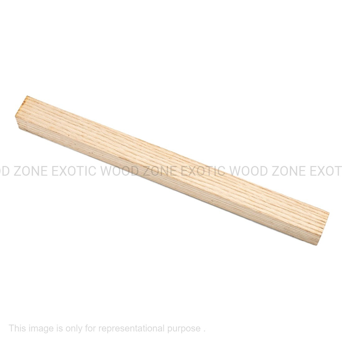 White Ash Hobbywood Blank 1" x 1 " x 12" inches - Exotic Wood Zone Hobby Woods