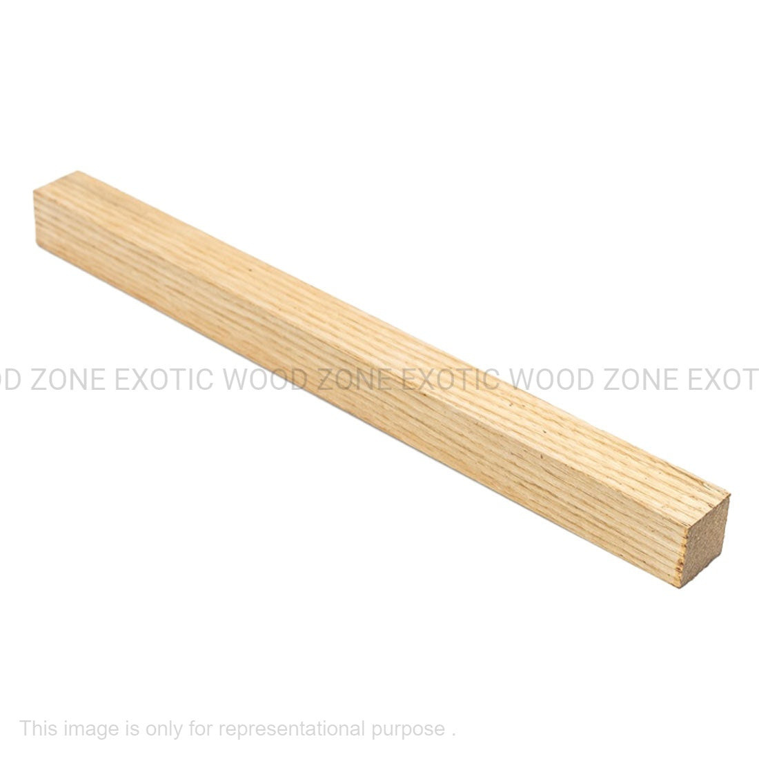 White Ash Hobbywood Blank 1" x 1 " x 12" inches - Exotic Wood Zone Hobby Woods