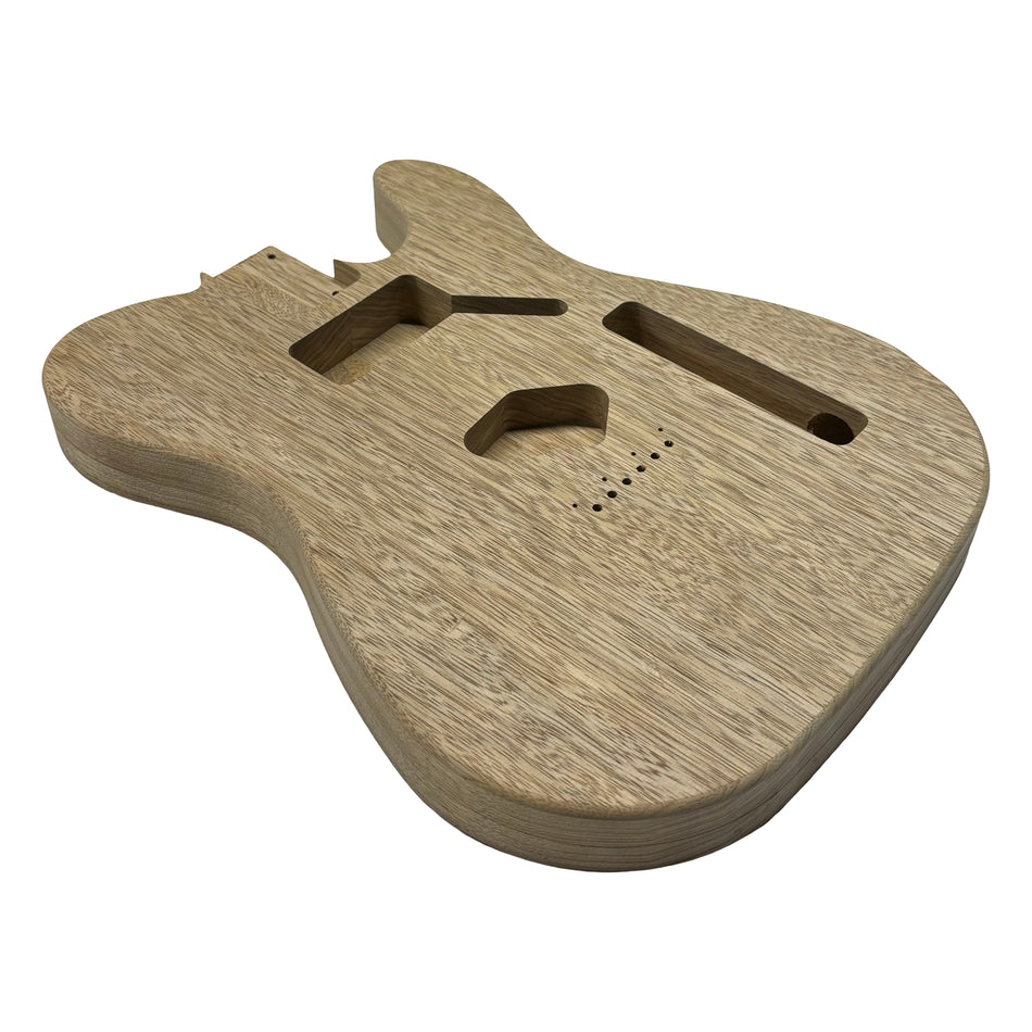 TL-Style White Limba Unfinished Fender Guitar Body #103