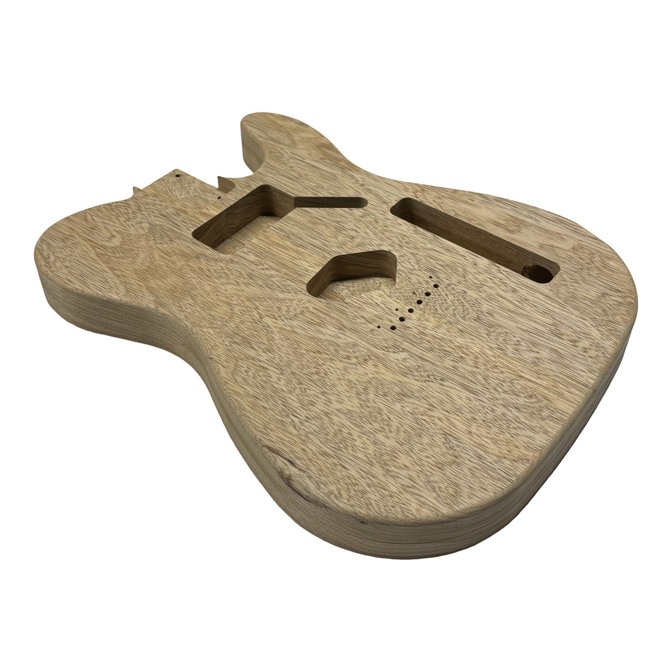 TL-Style White Limba Unfinished Fender Guitar Body #107