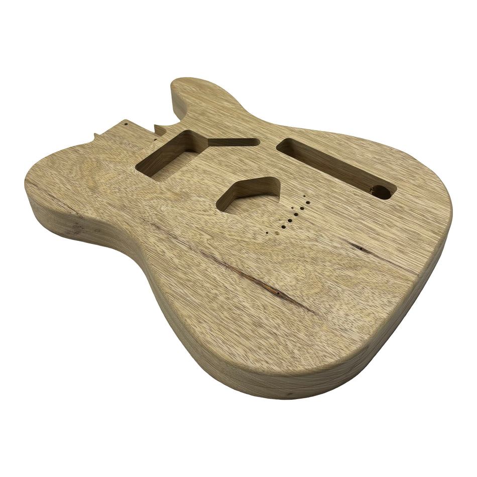 TL-Style White Limba Unfinished Fender Guitar Body #108