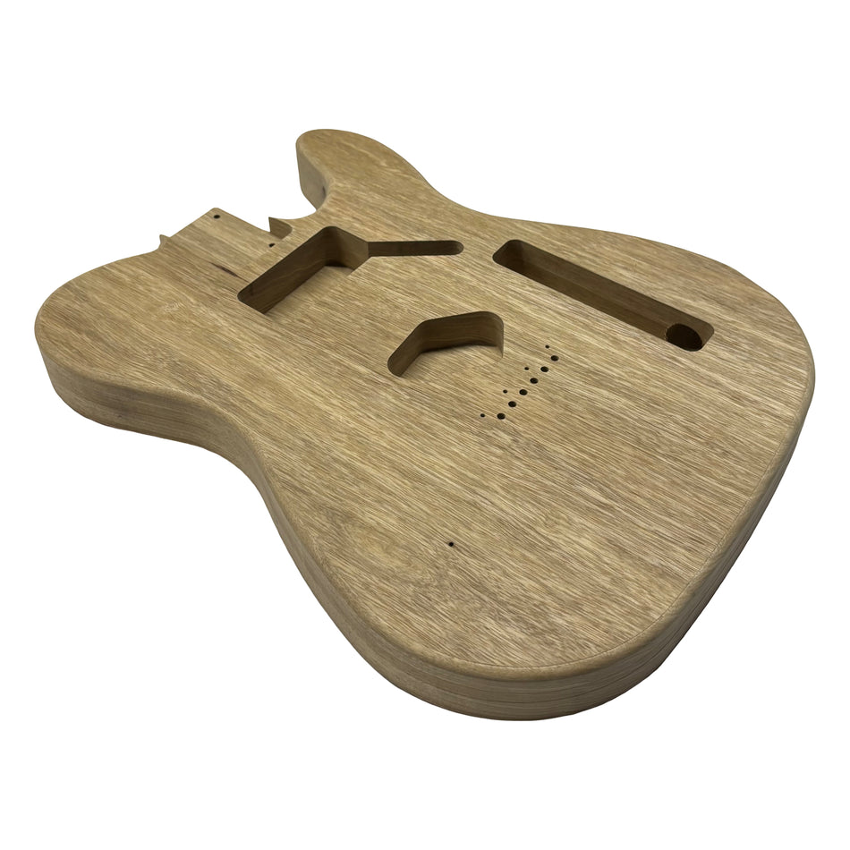 TL-Style White Limba Unfinished Fender Guitar Body #157