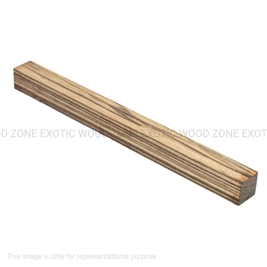 Zebrawood Hobbywood Blank 1" x 1" x 12" inches Exotic Wood Zone Hobby Woods