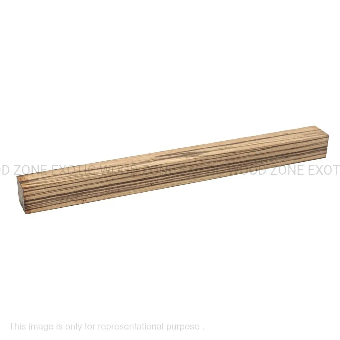 Zebrawood Hobbywood Blank 1" x 1" x 12" inches Exotic Wood Zone Hobby Woods