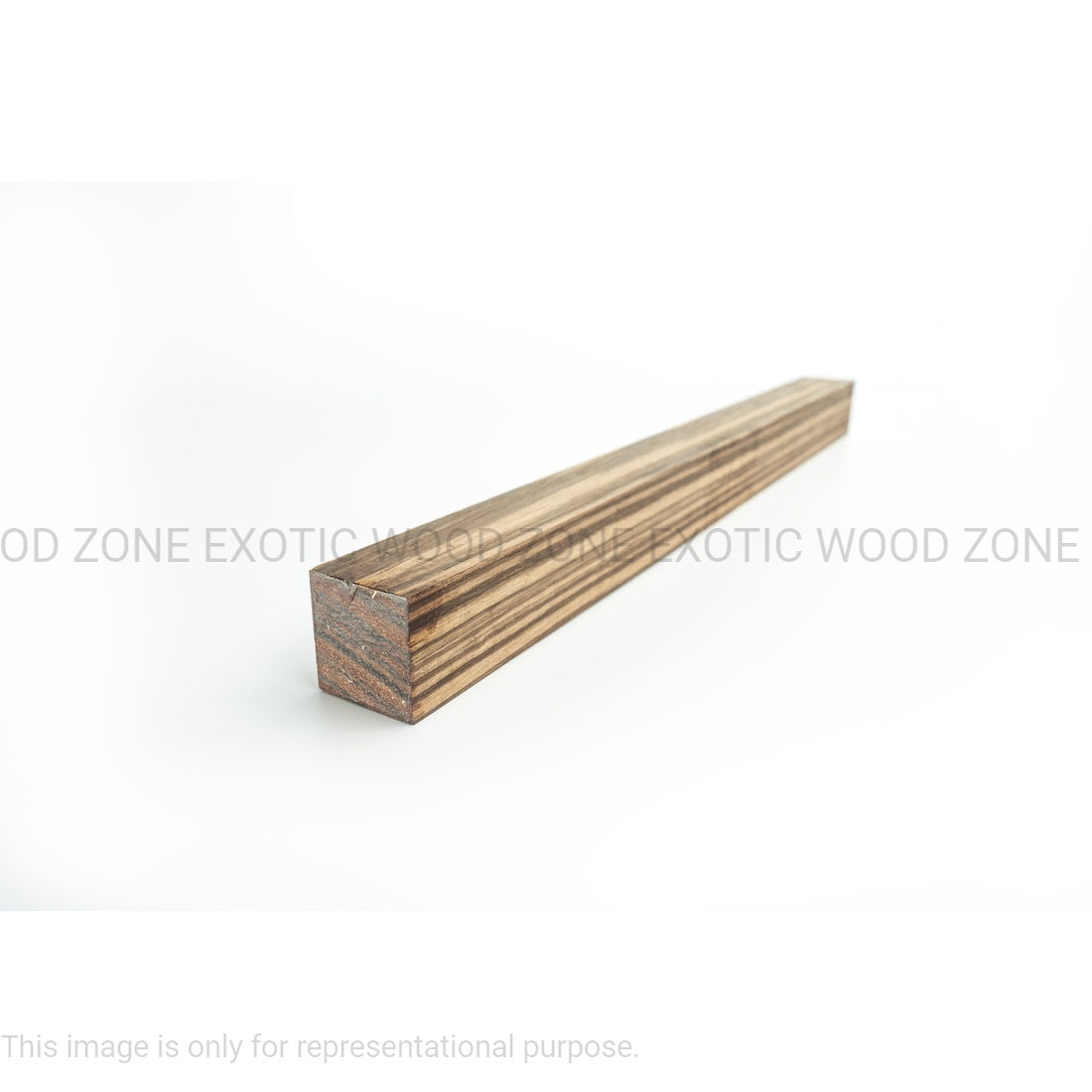Zebrawood Hobbywood Blank 1&quot; x 1&quot; x 12&quot; inches Exotic Wood Zone