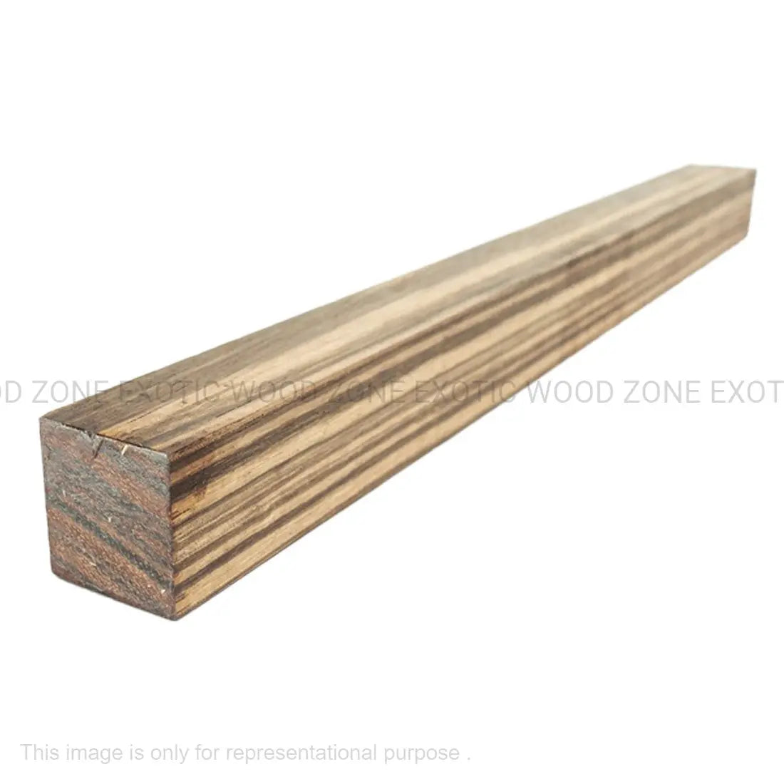 Zebrawood Hobbywood Blank 1" x 1" x 12" inches Exotic Wood Zone Hobby Woods